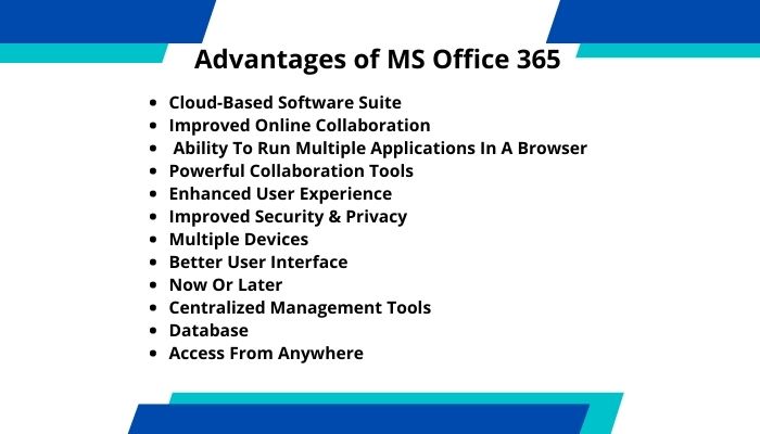 Advantages of MS Office 365