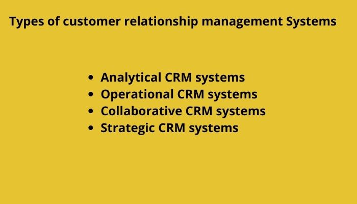 types of crm