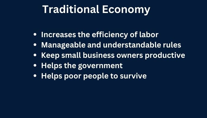 Traditional economy