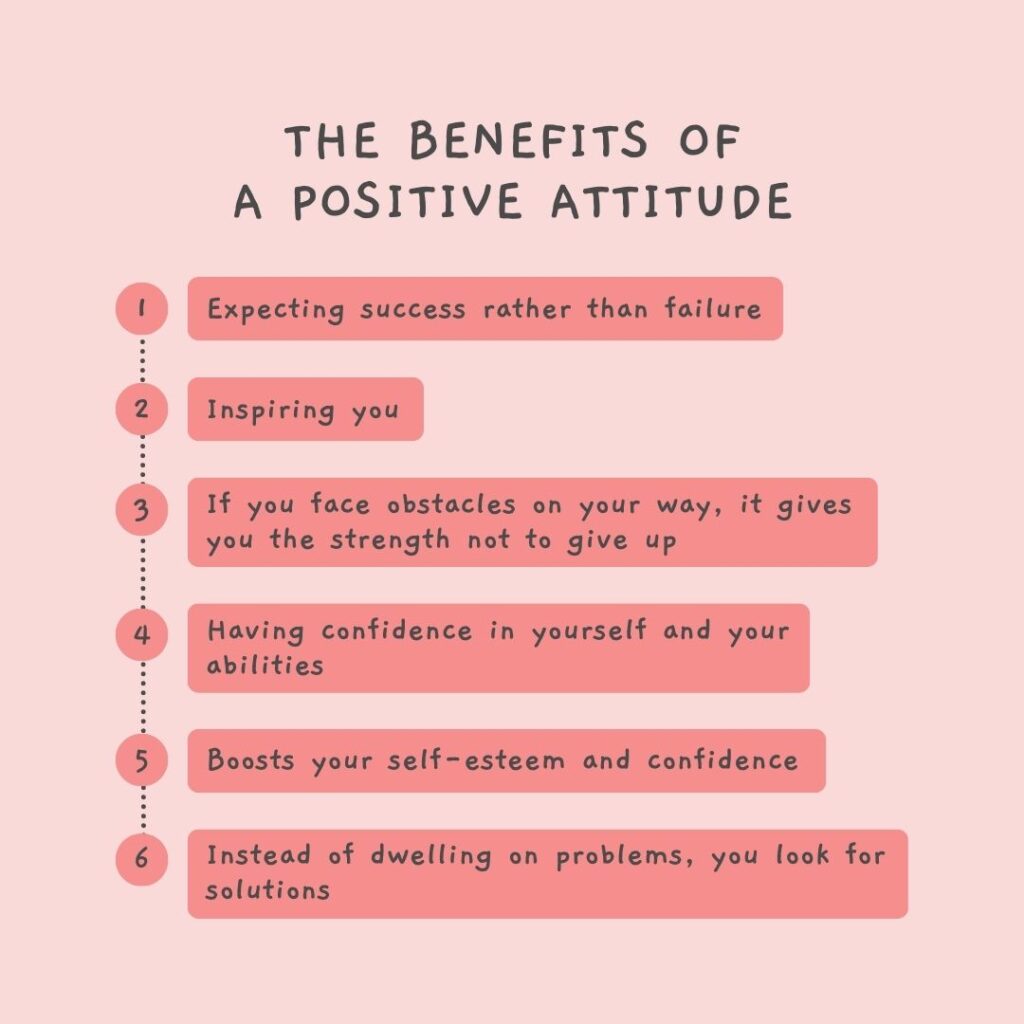  benefits of a positive attitude