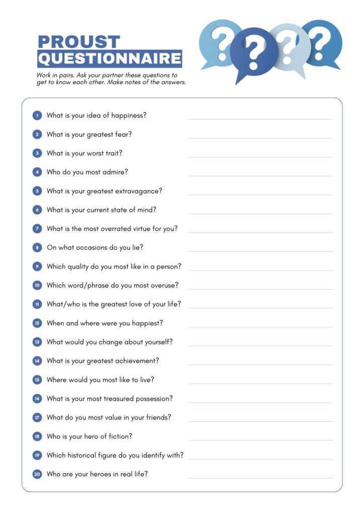 Questionnaire template